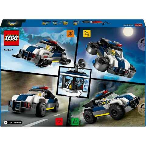 LEGO® City Özel Polis Arabası Garajı, Gerçek Hayat Kahramanları için Oyuncak Yapım Seti 60457