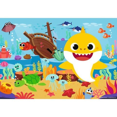 2x12 Parça Puzzle Baby Shark