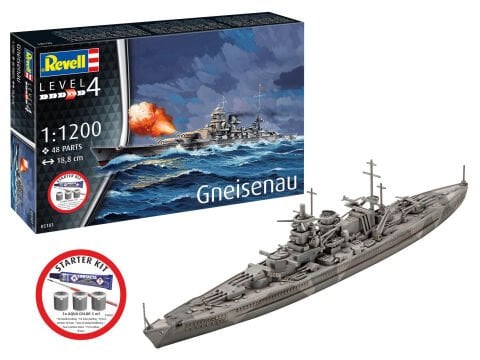 Starter Kit Battleship Gneisenau