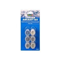 Revell Sivil Uçak Boya Seti (Blisterli)-39072