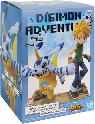 Banpresto Digimon Adventure Yamato ve Gabumon DXF Figürü - Adventure Archives Serisi