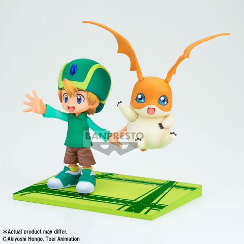 Banpresto Digimon Adventure Takeru ve Patamon DXF Figürü - Adventure Archives Serisi