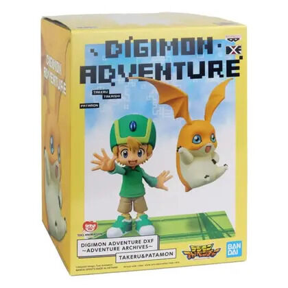 Banpresto Digimon Adventure Takeru ve Patamon DXF Figürü - Adventure Archives Serisi
