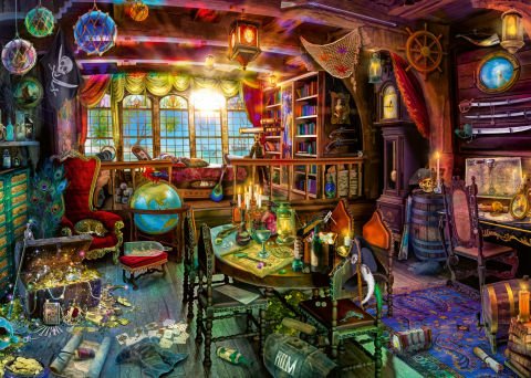 1000 Parça Puzzle Korsanın Odası