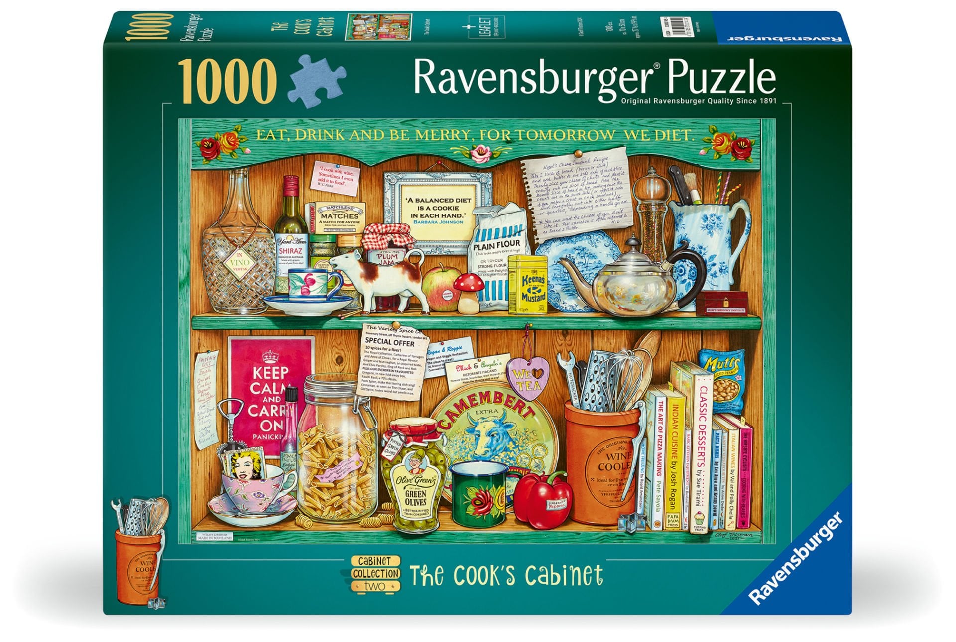 1000 Parça Puzzle Aşçı Dolabı