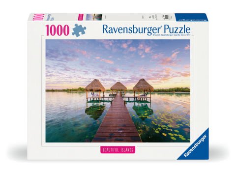 1000 Parça Puzzle Tropik Ada Manzarası