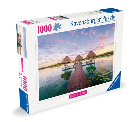 1000 Parça Puzzle Tropik Ada Manzarası