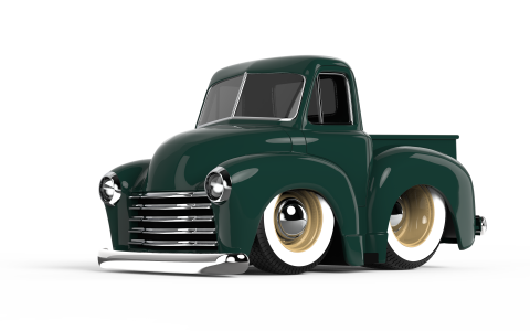 CarTuned S2 1953 Chevy Pickup - Yeşil Klasik Araba