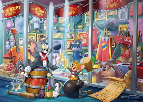 1000 Parça Puzzle Tom ve Jerry