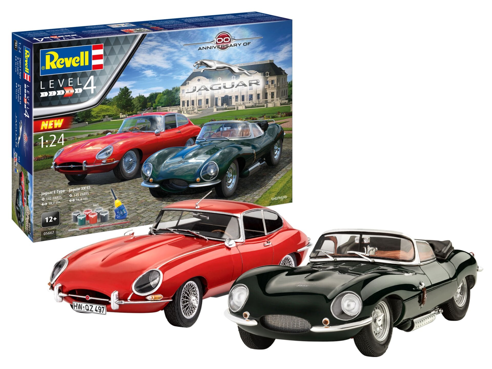 Revell Gift Set Jaguar'ın 100. Yıl Dönümü