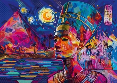 1000 Parça Puzzle Nefertiti