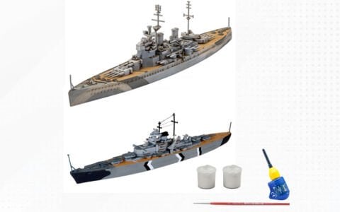 Revell Gift Set Diyorama Başlangıç Seti - Bismarck