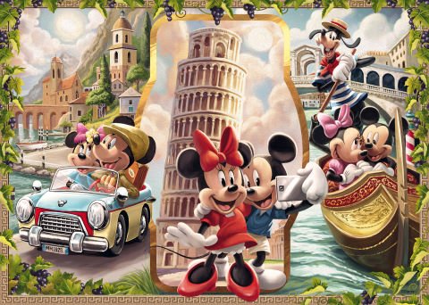 1000 Parça Puzzle Walt Disney Mickey Minnie