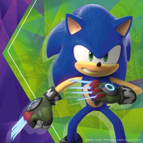 3x49 Parça Puzzle Sonic