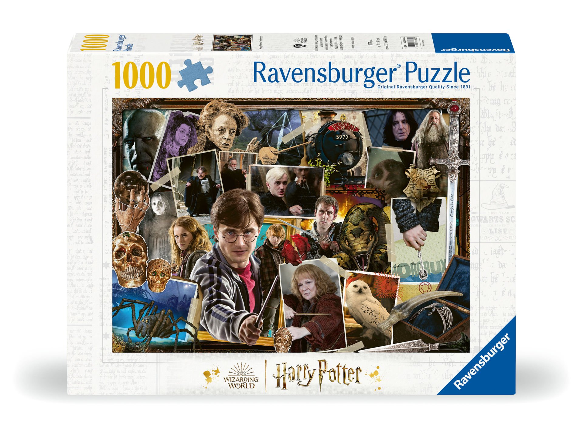 1000 Parça Puzzle Harry Potter Kartpostalı