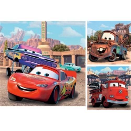 Walt Disney - Cars 2  Yarış - 3 x 49 Parça
