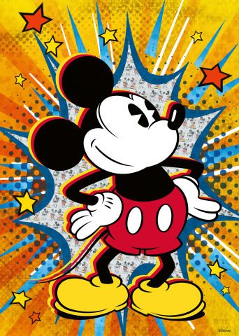 1000 Parça Puzzle Retro Mickey