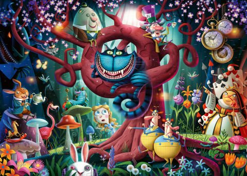 1000 Parça Puzzle Alice Harikalar Diyarında