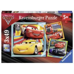 Ravensburger 3x49 Parçalı Puzzle Walt Disney Cars3-080151