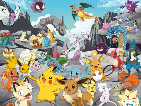 1500 Parça Puzzle Pokemon Klasik
