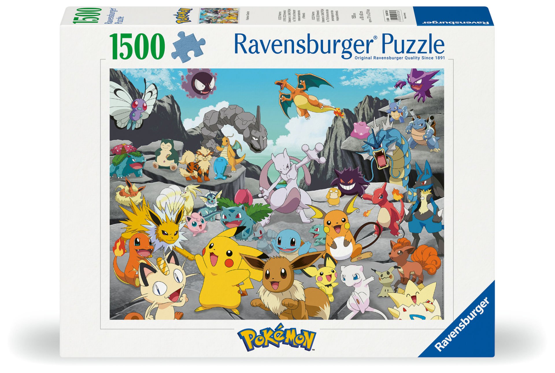 1500 Parça Puzzle Pokemon Klasik