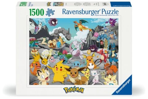 1500 Parça Puzzle Pokemon Klasik