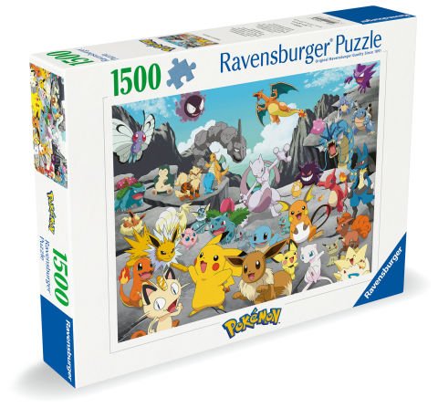 1500 Parça Puzzle Pokemon Klasik