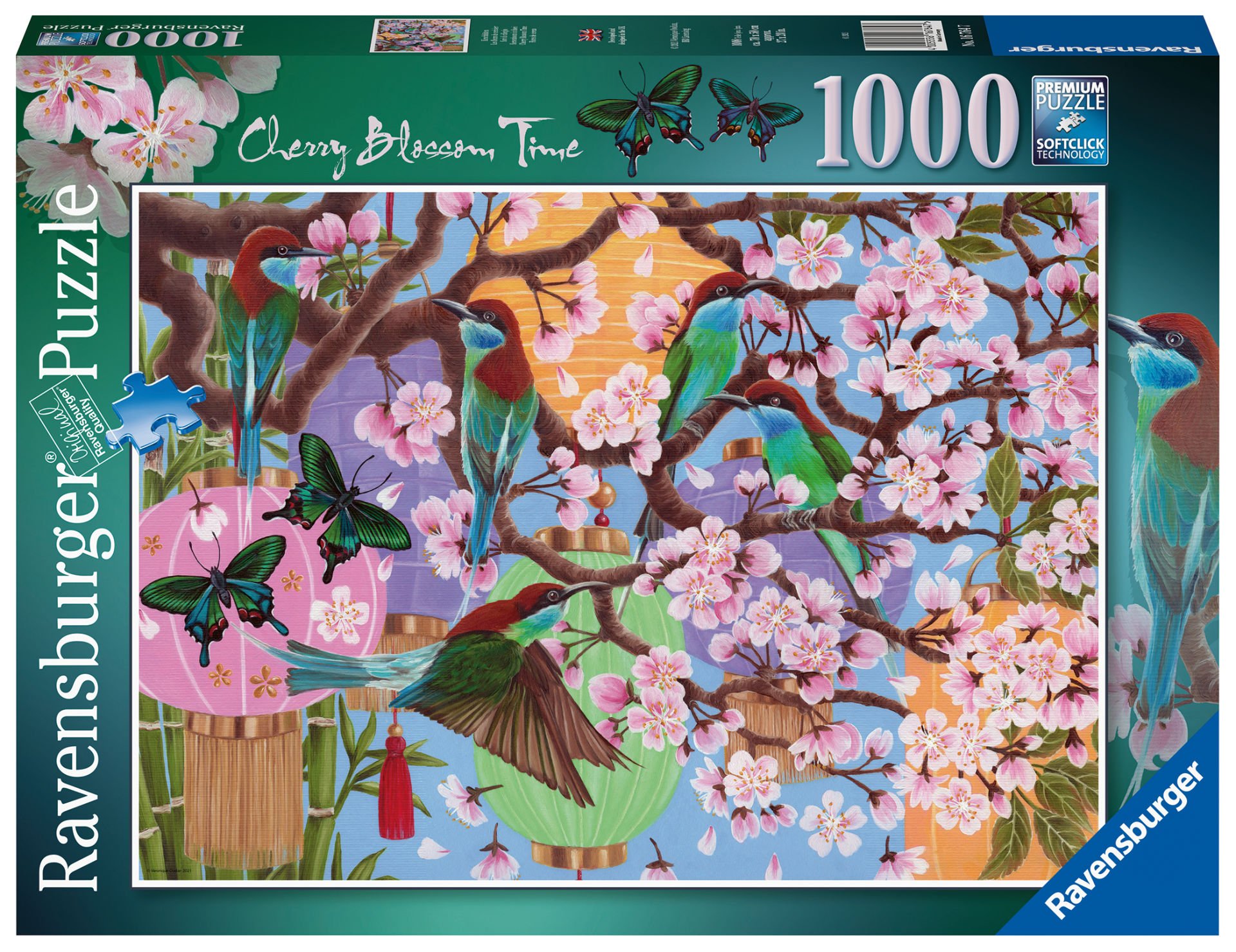 1000 Parça Puzzle Kiraz Çiçekleri