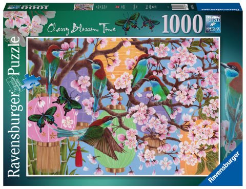 1000 Parça Puzzle Kiraz Çiçekleri