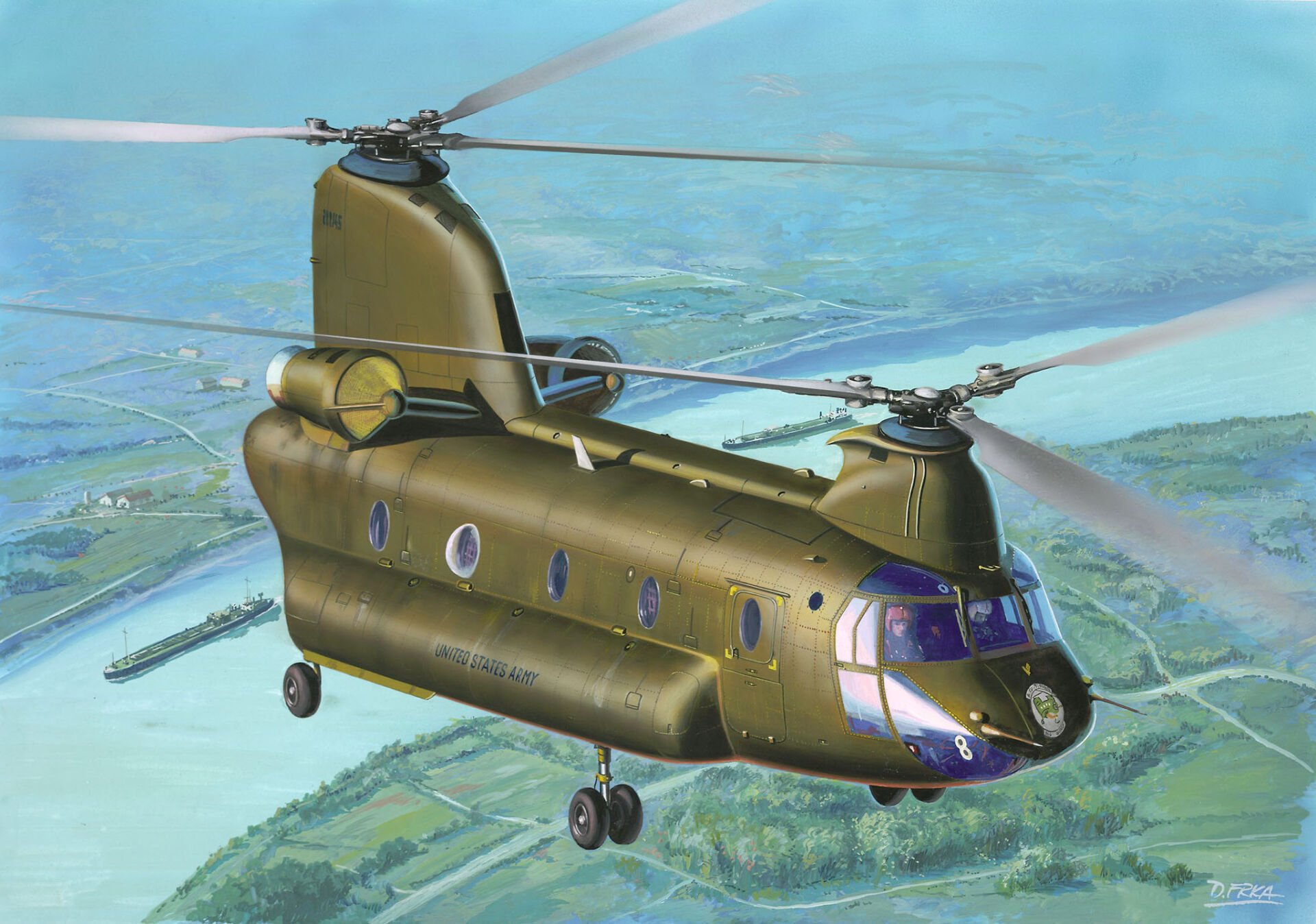 Revell Model Set CH-47D Chinook
