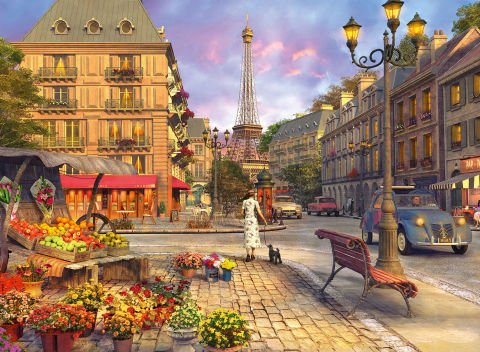 500 Parça Puzzle Akşam Gezisi