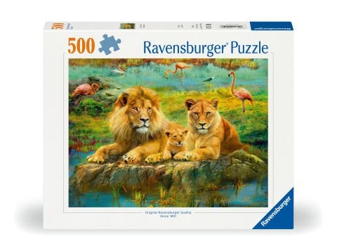 500 Parça Puzzle Aslan Ailesi