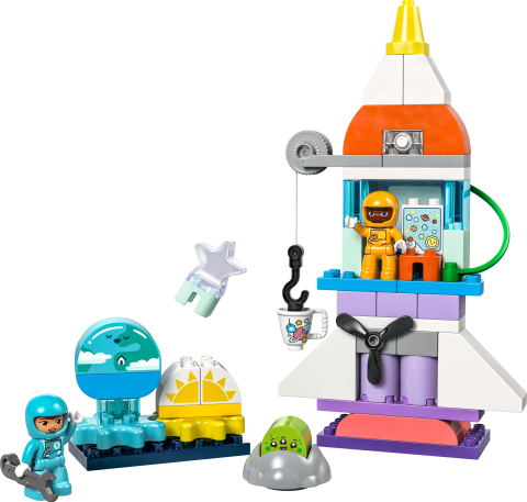 LEGO® DUPLO® 3’ü 1 Arada Uzay Mekiği Macerası 10422