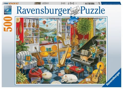 500 Parça Puzzle Müzik odası