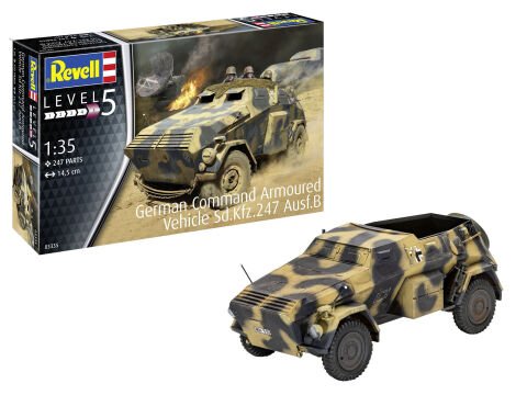 Revell German Command Zırhlı Araç Sd.Kfz.247 Ausf.B