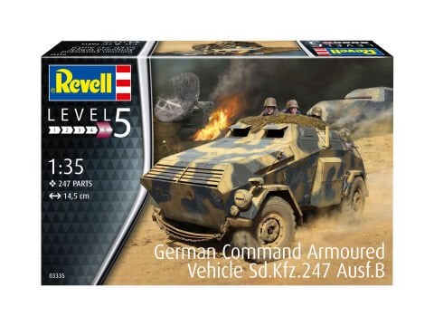 Revell German Command Zırhlı Araç Sd.Kfz.247 Ausf.B