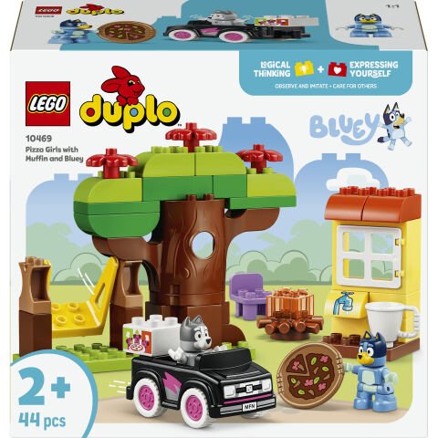 LEGO® DUPLO® Bluey Pizzacı Kızlar: Muffin ve Bluey 10469