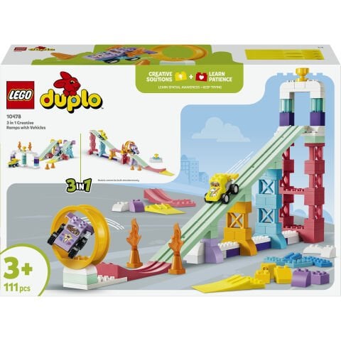 LEGO® DUPLO® Kasabası 3’ü 1 Arada Araçlarla Yaratıcı Rampalar 10478