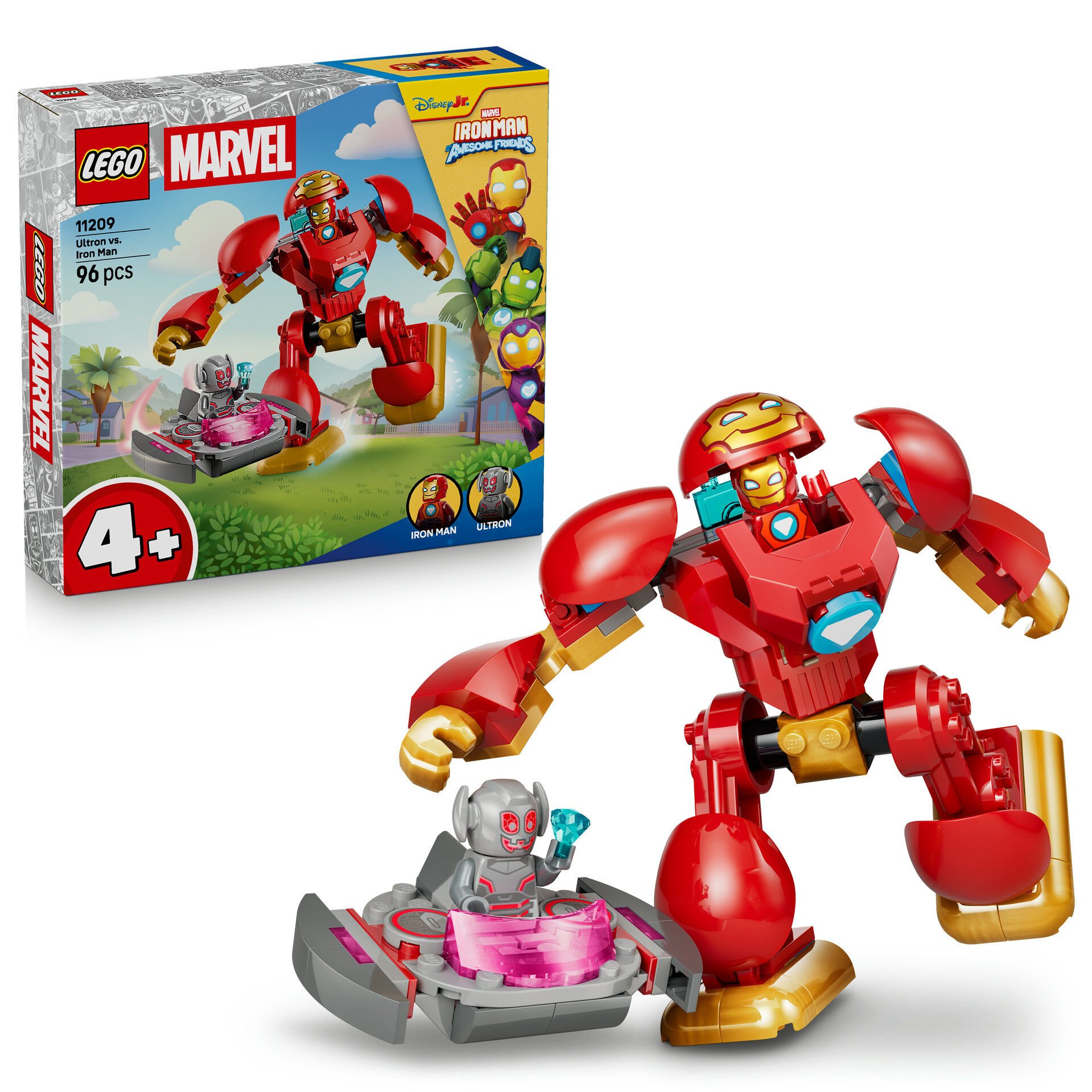 LEGO® ǀ Marvel Iron Man ve Muhteşem Arkadaşları Ultron Iron Man’e Karşı 11209