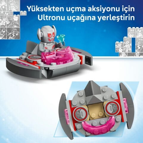 LEGO® ǀ Marvel Iron Man ve Muhteşem Arkadaşları Ultron Iron Man’e Karşı 11209