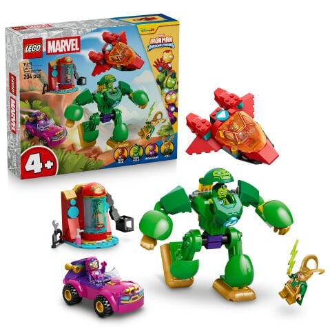 LEGO® ǀ Marvel Iron Man ve Arkadaşları Loki, Iron Man Takımına Karşı 11211