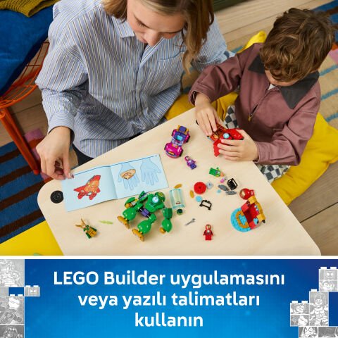 LEGO® ǀ Marvel Iron Man ve Arkadaşları Loki, Iron Man Takımına Karşı 11211