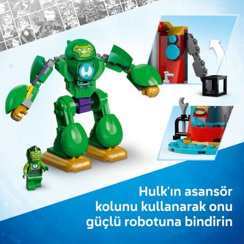 LEGO® ǀ Marvel Iron Man ve Arkadaşları Loki, Iron Man Takımına Karşı 11211