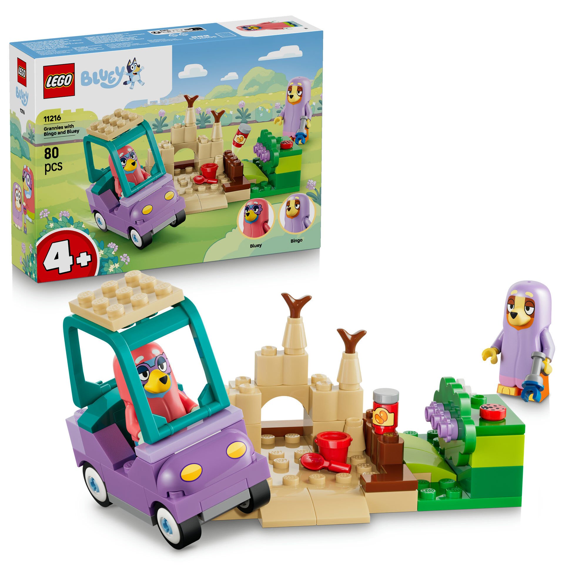 LEGO® Bluey Büyükanneler ile Bingo ve Bluey 11216