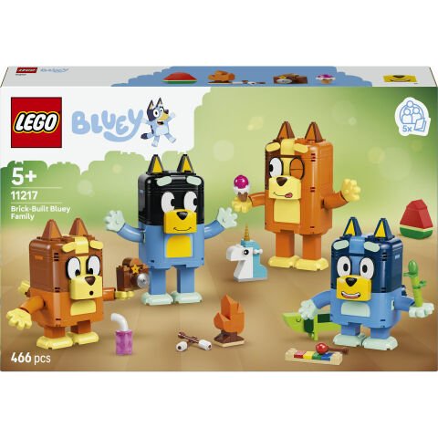 LEGO® Bluey Parçalarla İnşa Edilen Bluey Ailesi 11217
