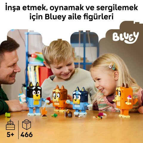LEGO® Bluey Parçalarla İnşa Edilen Bluey Ailesi 11217