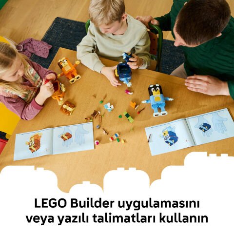 LEGO® Bluey Parçalarla İnşa Edilen Bluey Ailesi 11217