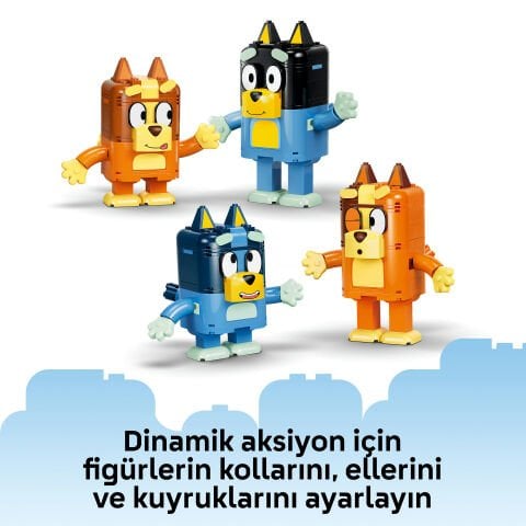 LEGO® Bluey Parçalarla İnşa Edilen Bluey Ailesi 11217