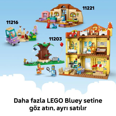LEGO® Bluey Parçalarla İnşa Edilen Bluey Ailesi 11217