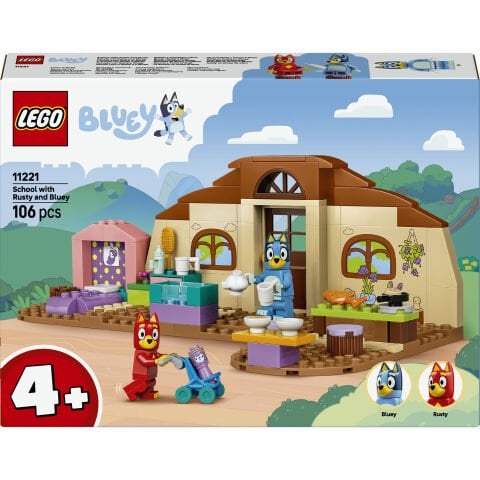 LEGO® Bluey Rusty ve Bluey ile Okul 11221